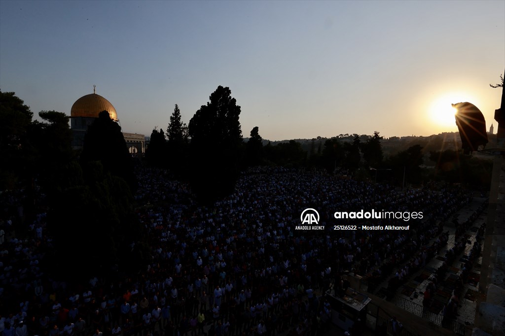 Eid al-Adha prayer at Masjid al-Aqsa