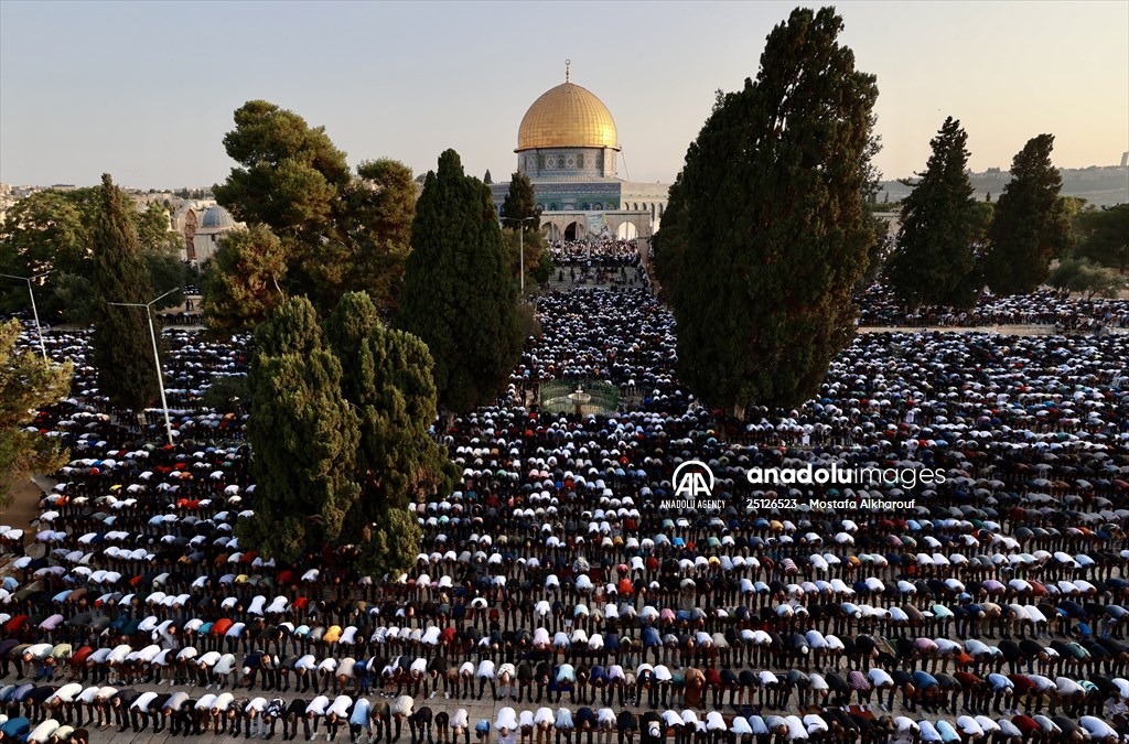 Eid al-Adha prayer at Masjid al-Aqsa