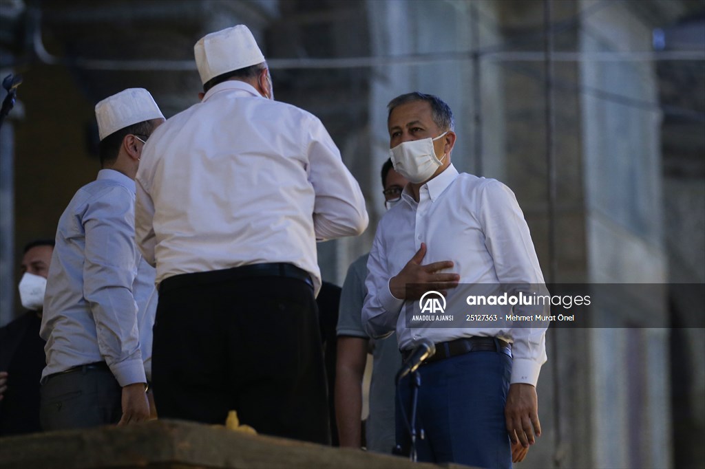 Ayasofya-i Kebir Cami-i Şerifi'nde ikinci kez Kurban Bayramı namazı eda edildi