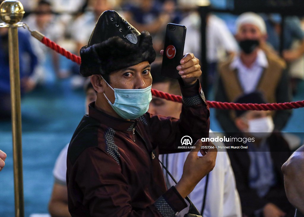 Ayasofya-i Kebir Cami-i Şerifi'nde ikinci kez Kurban Bayramı namazı eda edildi
