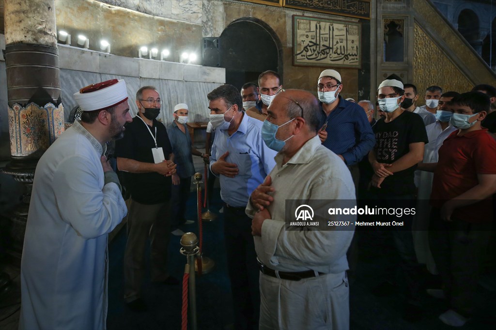 Ayasofya-i Kebir Cami-i Şerifi'nde ikinci kez Kurban Bayramı namazı eda edildi