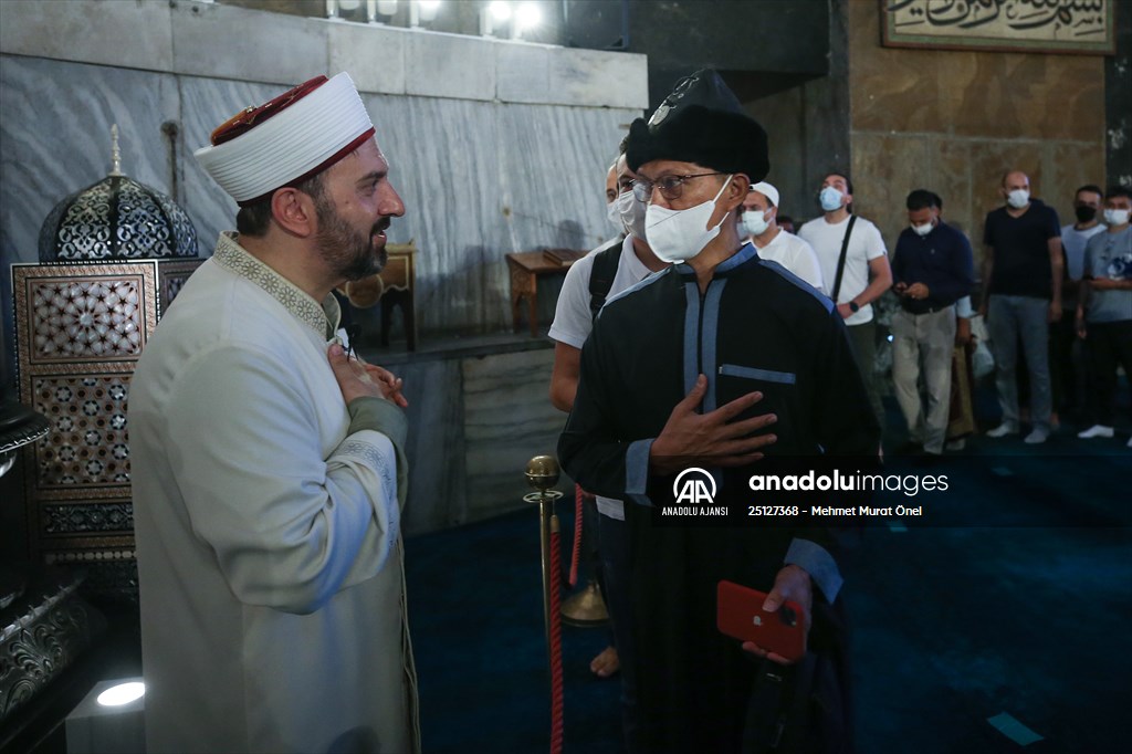 Ayasofya-i Kebir Cami-i Şerifi'nde ikinci kez Kurban Bayramı namazı eda edildi