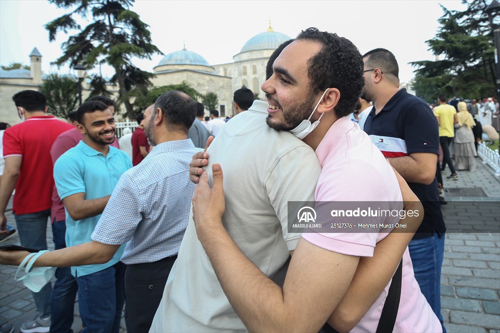 Ayasofya-i Kebir Cami-i Şerifi'nde ikinci kez Kurban Bayramı namazı eda edildi