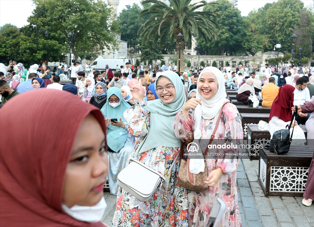 Ayasofya-i Kebir Cami-i Şerifi'nde ikinci kez Kurban Bayramı namazı eda edildi