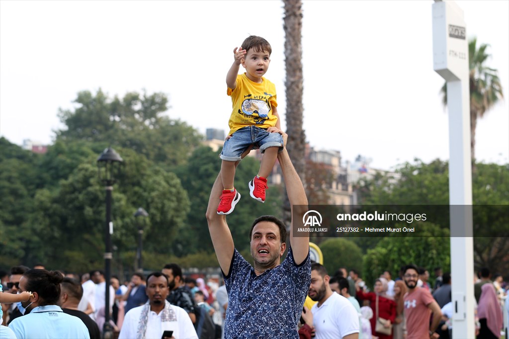 Ayasofya-i Kebir Cami-i Şerifi'nde ikinci kez Kurban Bayramı namazı eda edildi