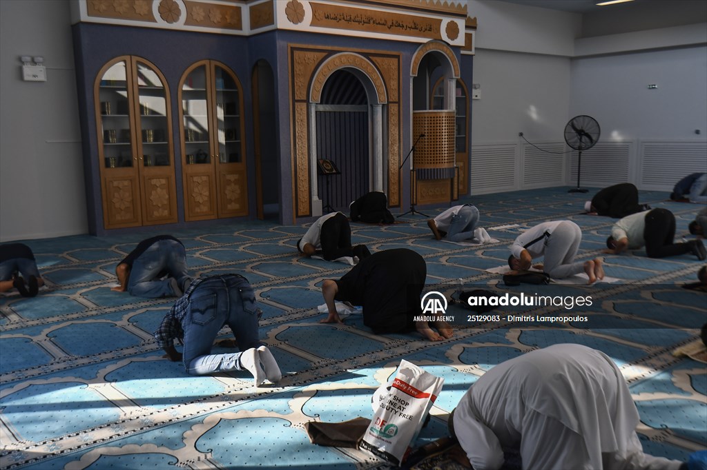 Eid al-Adha prayers in Athens
