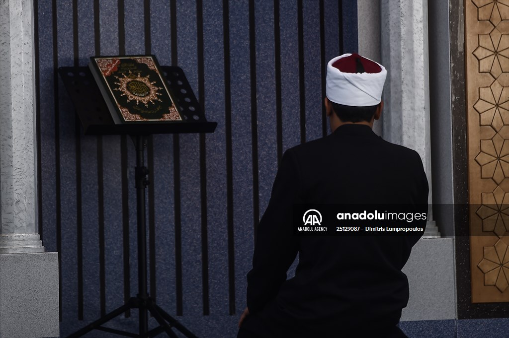 Eid al-Adha prayers in Athens