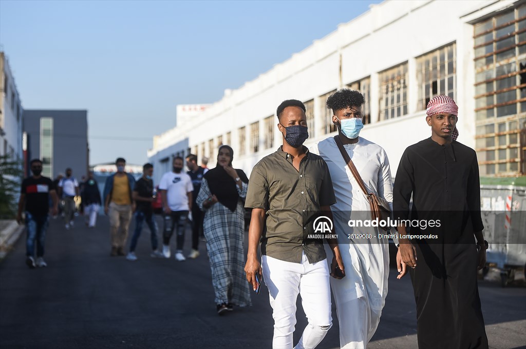 Eid al-Adha prayers in Athens