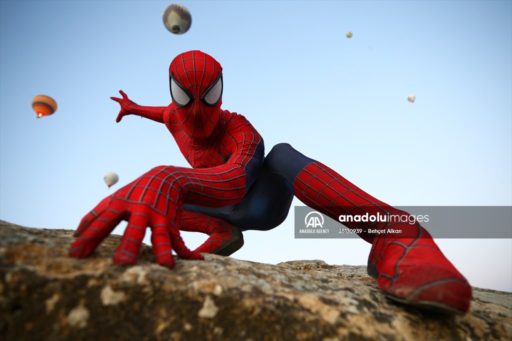 "Spider-Man" Burak Soylu in Cappadocia