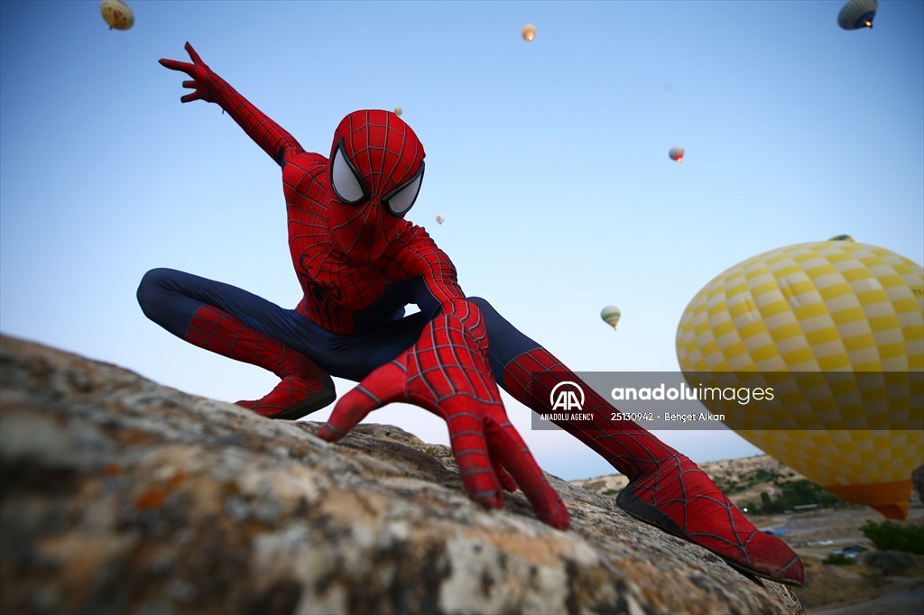 "Spider-Man" Burak Soylu in Cappadocia