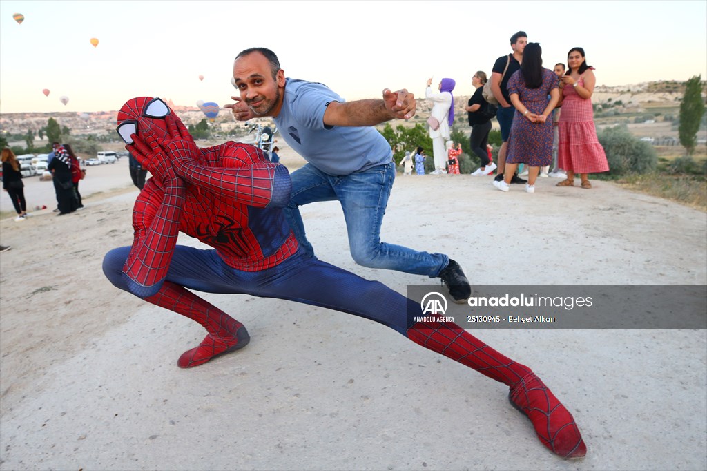 "Spider-Man" Burak Soylu in Cappadocia