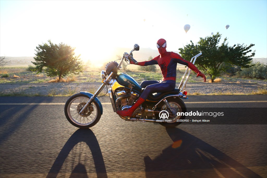 "Spider-Man" Burak Soylu in Cappadocia