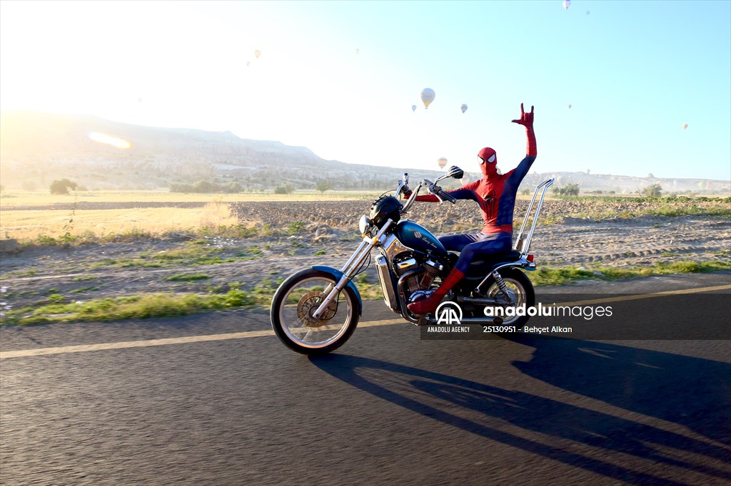 "Spider-Man" Burak Soylu in Cappadocia