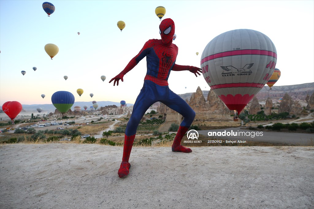 "Spider-Man" Burak Soylu in Cappadocia