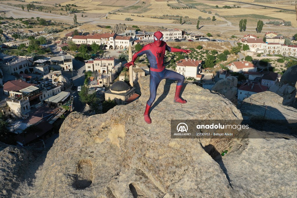 "Spider-Man" Burak Soylu in Cappadocia