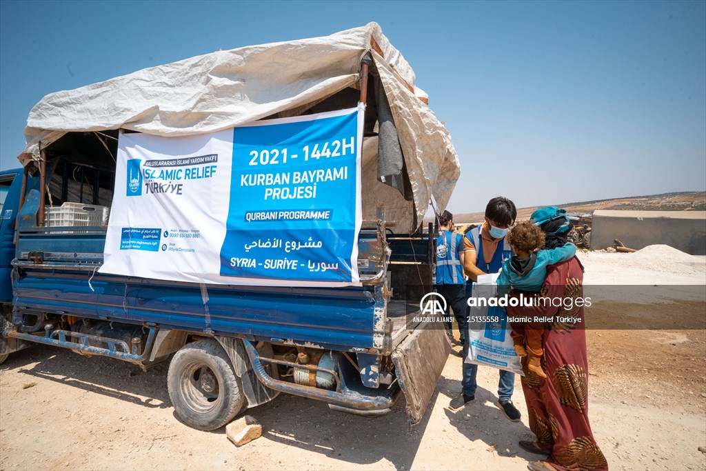 Islamic Relief Türkiye, Suriye'de 80 bin kişiye kurban eti ulaştırdı
