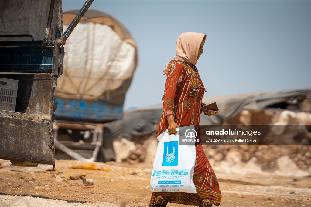 Islamic Relief Türkiye, Suriye'de 80 bin kişiye kurban eti ulaştırdı