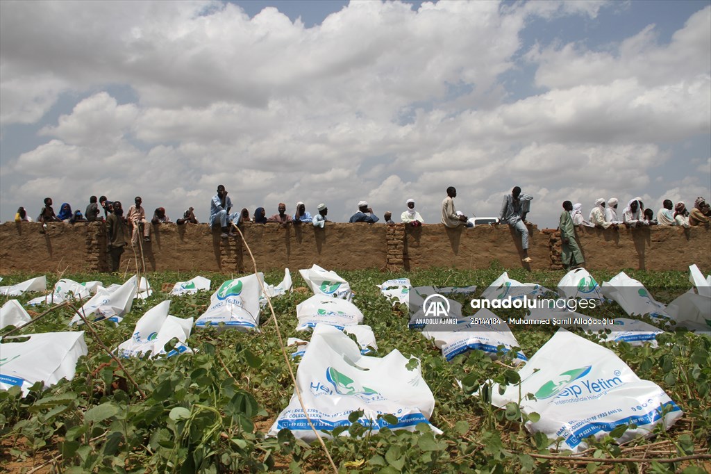 Hayırseverlerin bağışlarıyla Çad'daki ihtiyaç sahiplerine kurban yardımı yapıldı