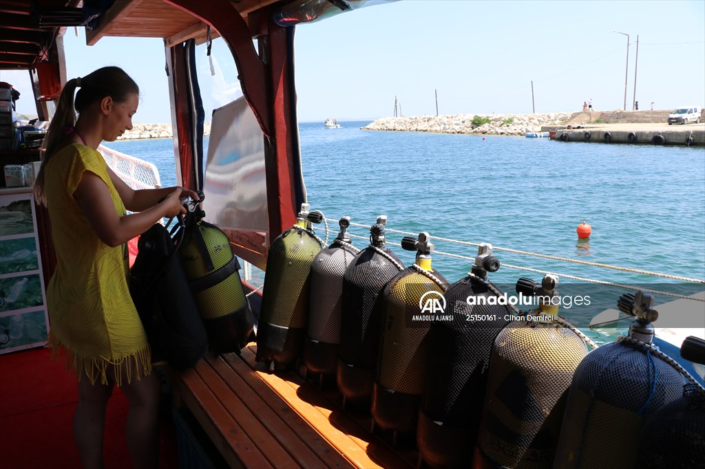 "Saros'un akvaryumu" dalış turizminin ilgi odağı oldu