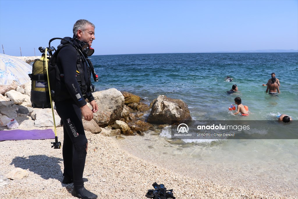 "Saros'un akvaryumu" dalış turizminin ilgi odağı oldu
