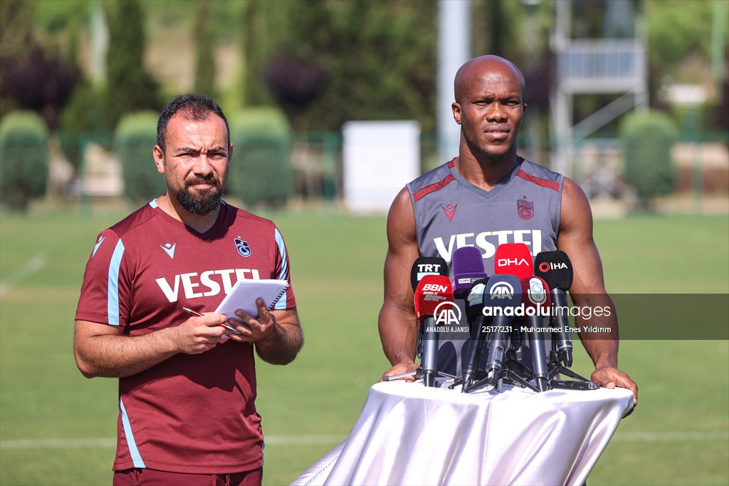 Trabzonspor'un Nijeryalı futbolcusu Nwakaeme'den yeni sezon değerlendirmesi