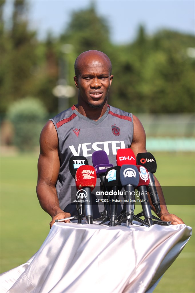 Trabzonspor'un Nijeryalı futbolcusu Nwakaeme'den yeni sezon değerlendirmesi