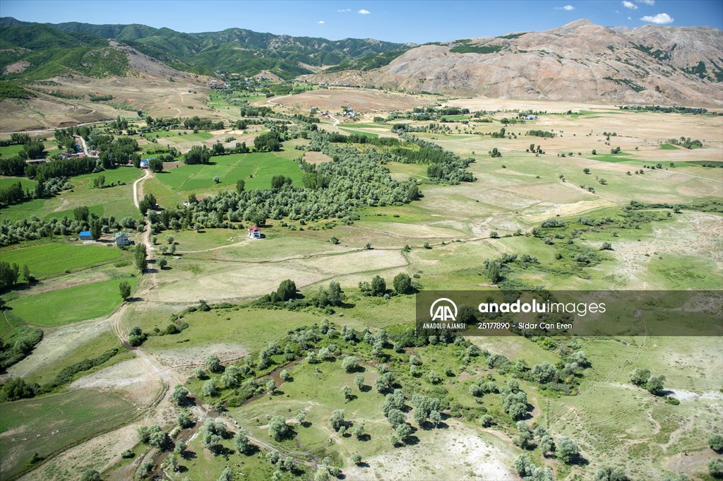 Ovacık'ın doğal güzellikleri havadan görüntülendi