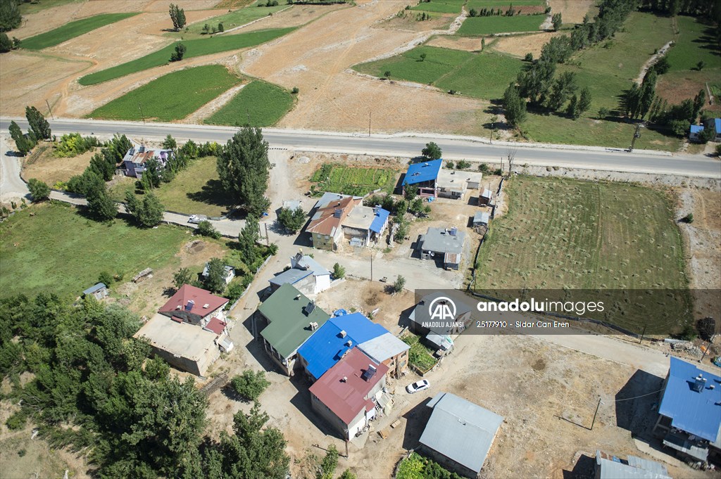 Ovacık'ın doğal güzellikleri havadan görüntülendi