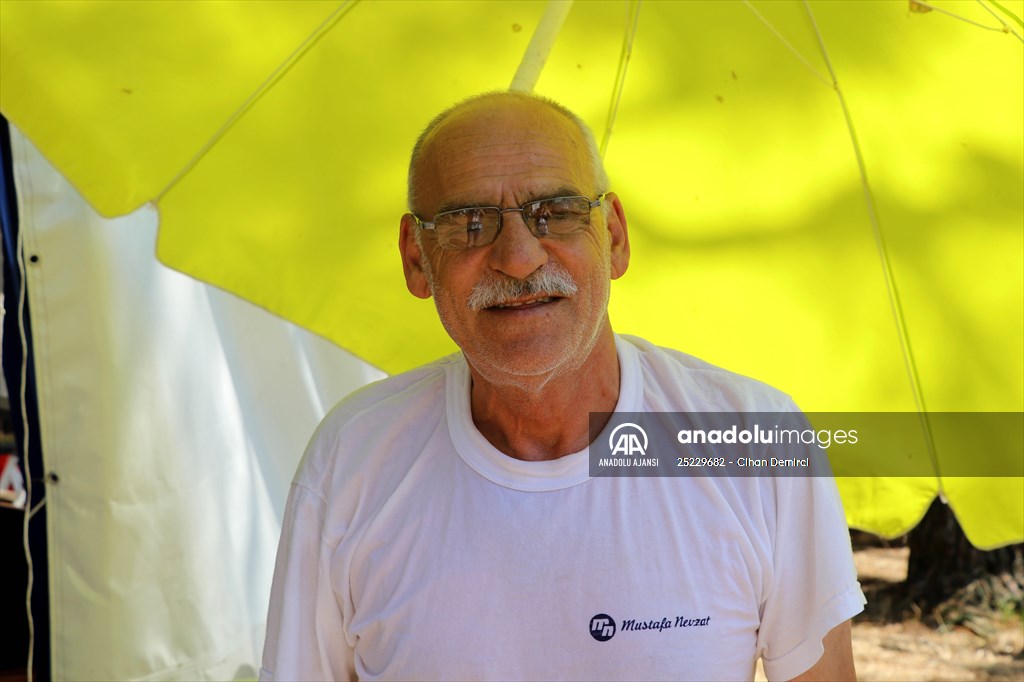 Saros'ta otel ve yazlıklara alternatif tatil: Çadır kampı