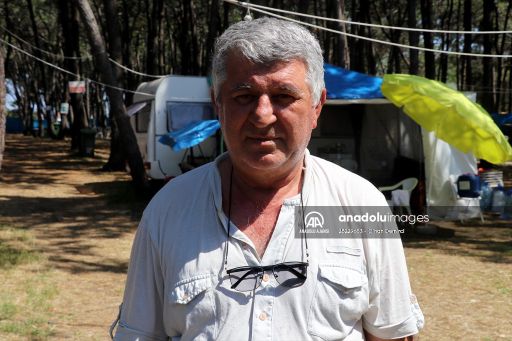 Saros'ta otel ve yazlıklara alternatif tatil: Çadır kampı