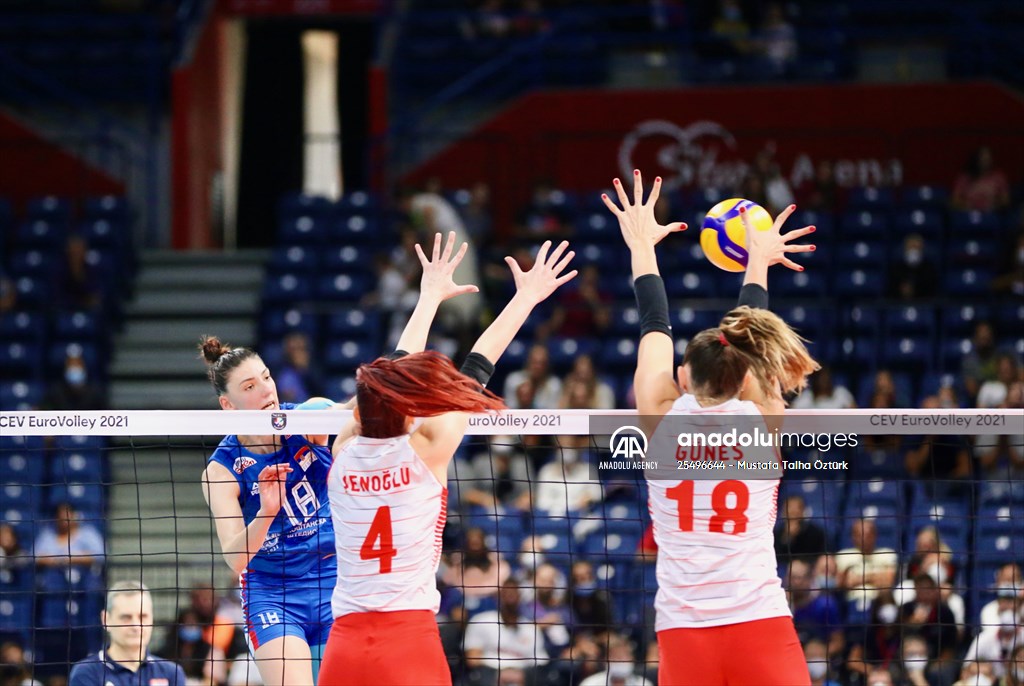 Serbia v Turkey - CEV Women's European Volleyball Championship semi-final