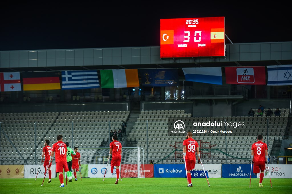 Turkey vs Spain - Amputee Football EURO 2021 finals