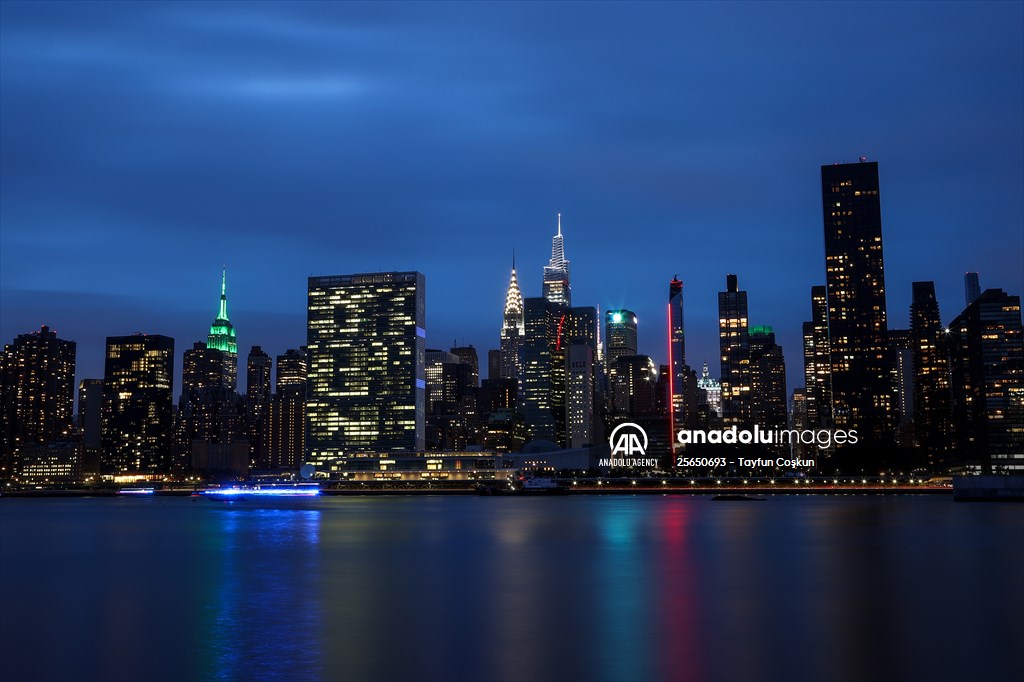 New York Turkevi Center at night