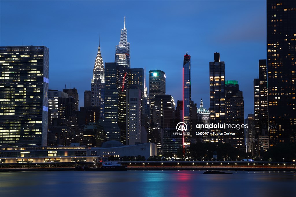 New York Turkevi Center at night
