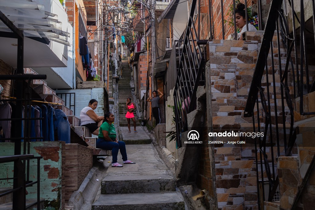 Pablo Escobar neighborhood in Medellin, Colombia