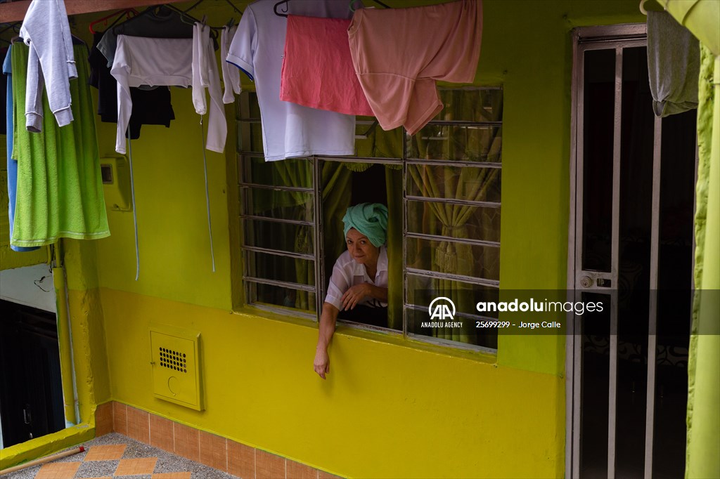 Pablo Escobar neighborhood in Medellin, Colombia