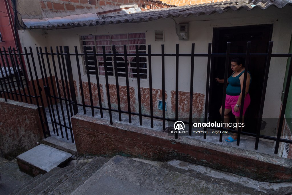 Pablo Escobar neighborhood in Medellin, Colombia