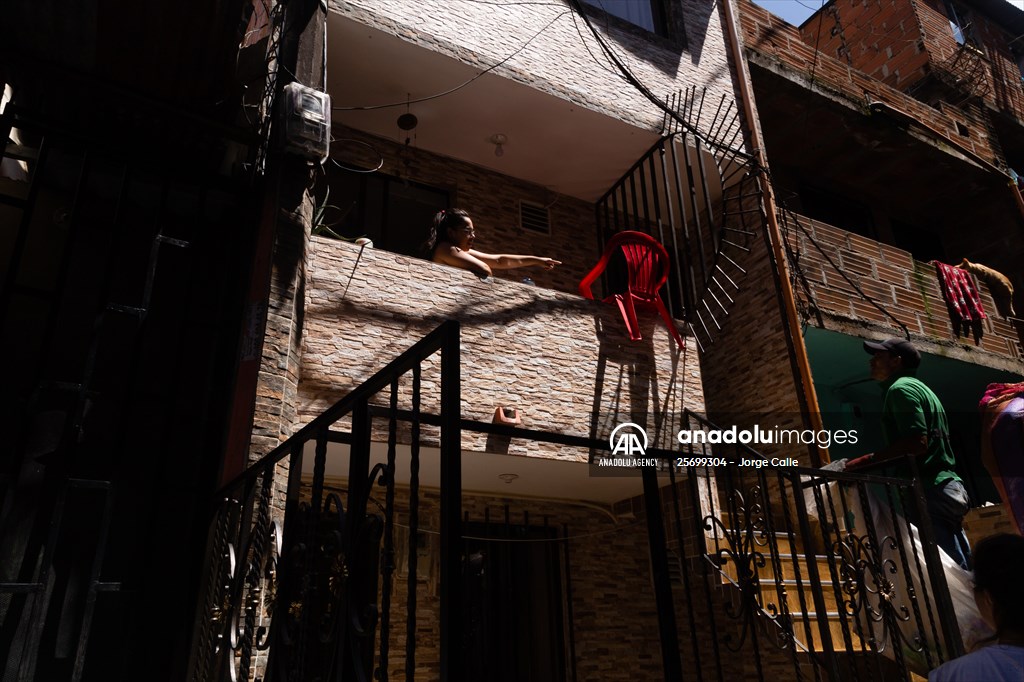 Pablo Escobar neighborhood in Medellin, Colombia