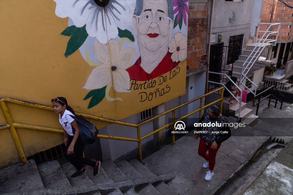 Pablo Escobar neighborhood in Medellin, Colombia