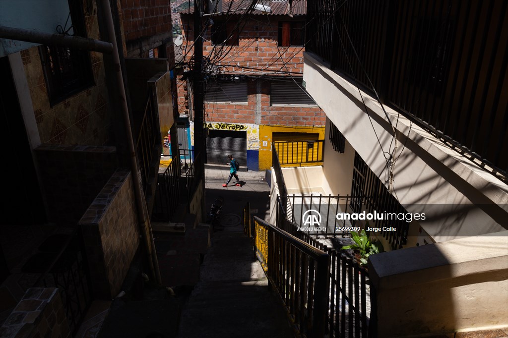 Pablo Escobar neighborhood in Medellin, Colombia