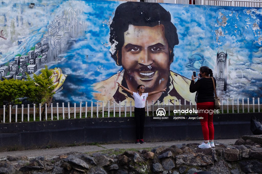 Pablo Escobar neighborhood in Medellin, Colombia