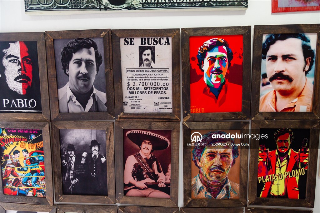 Pablo Escobar neighborhood in Medellin, Colombia