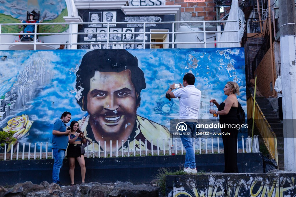 Pablo Escobar neighborhood in Medellin, Colombia