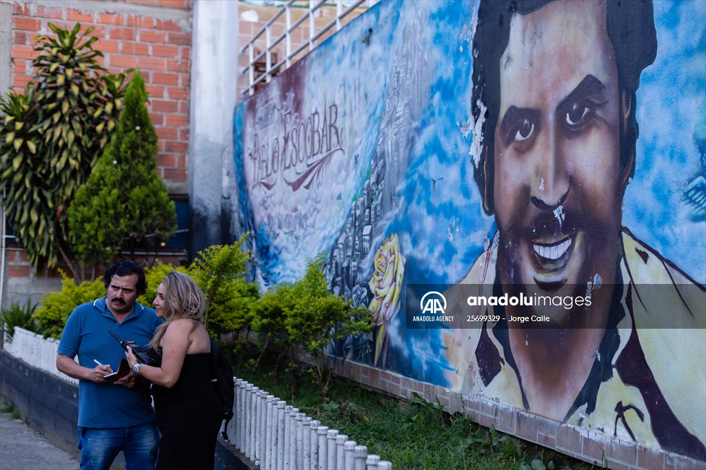 Pablo Escobar neighborhood in Medellin, Colombia