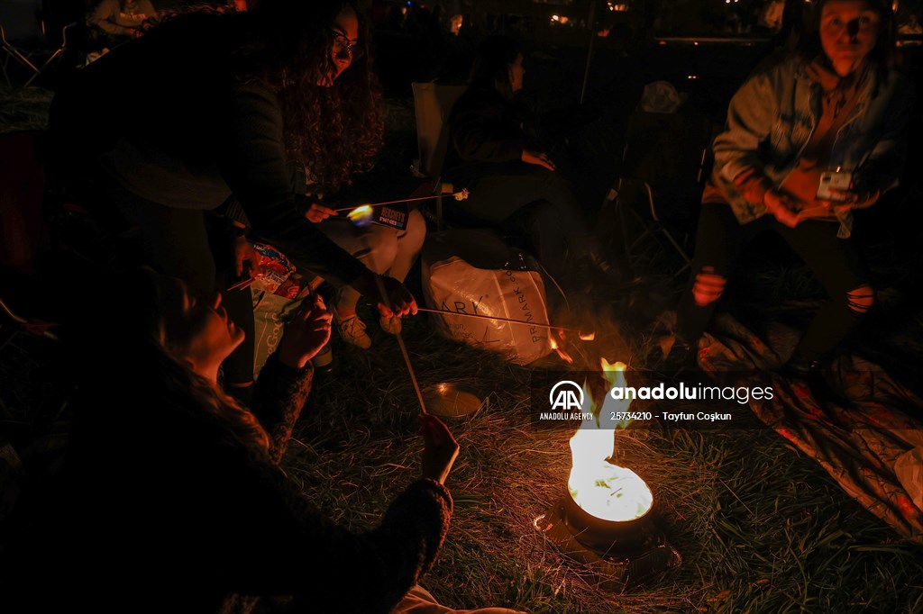 Sky lantern lights festival