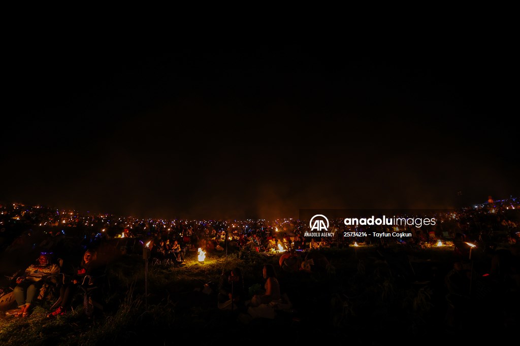 Sky lantern lights festival