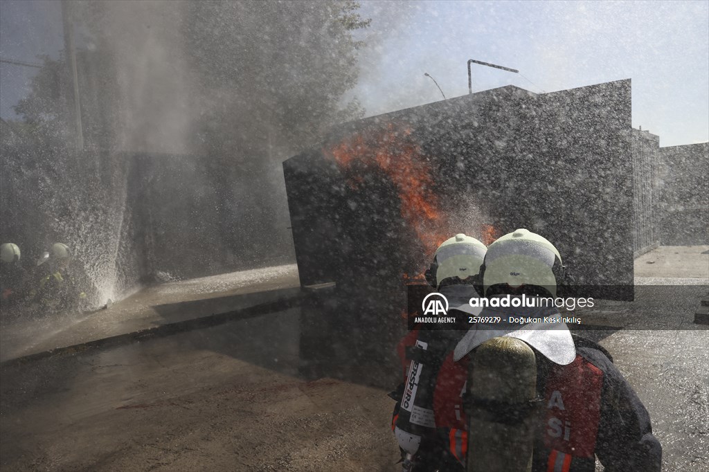 Female firefighters of Ankara Fire Department