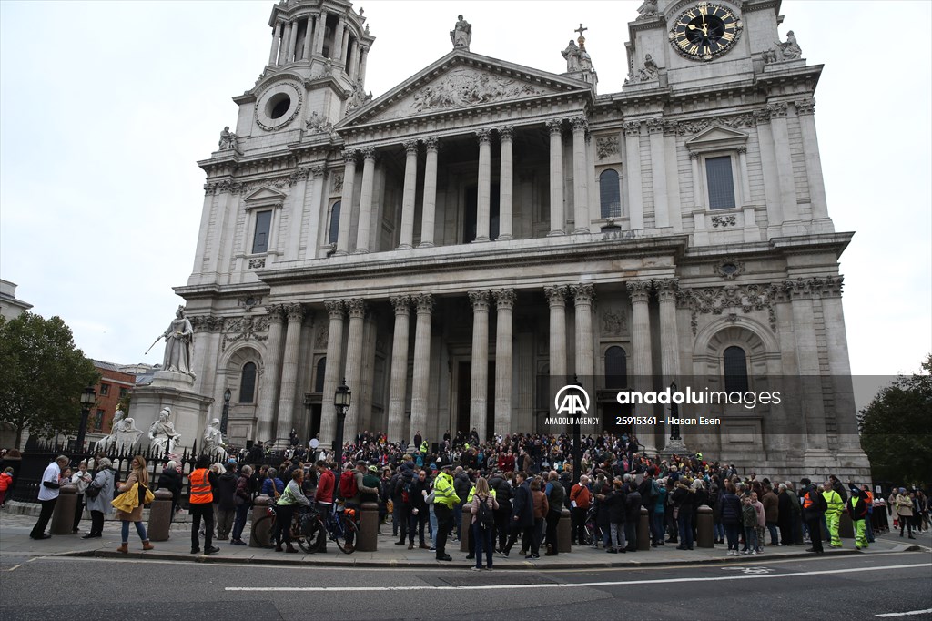 Little Amal, symbol of child refugees, reaches London
