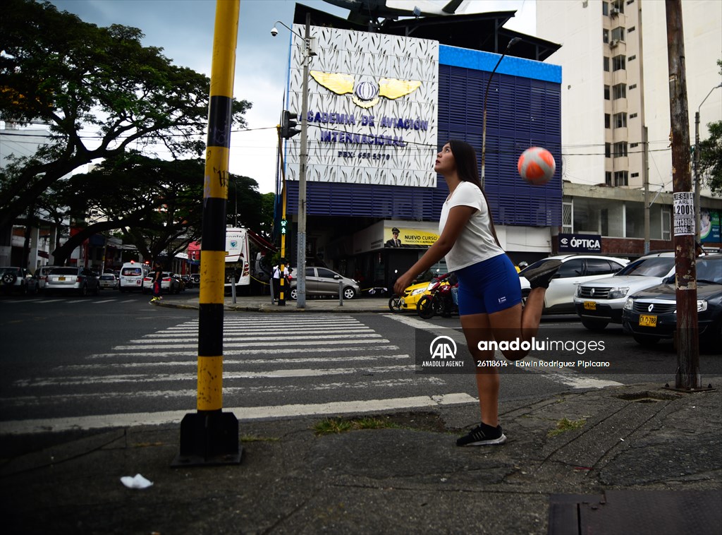 Maria Jose pay university bill with freestyle football