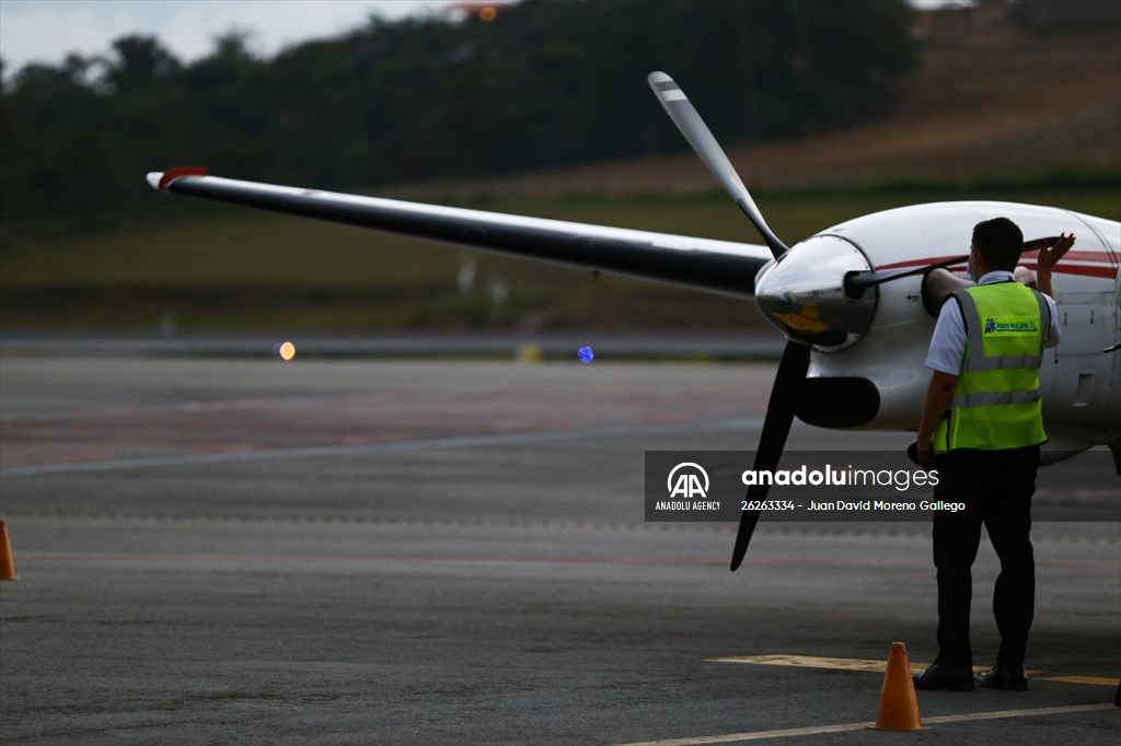 Palonegro International Airport of Bucaramanga, Colombia